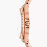 Michael Kors Lennox Quartz Rose Gold Dial Rose Gold Steel Strap Watch For Women - MK7405 Buy Now By Michael Kors