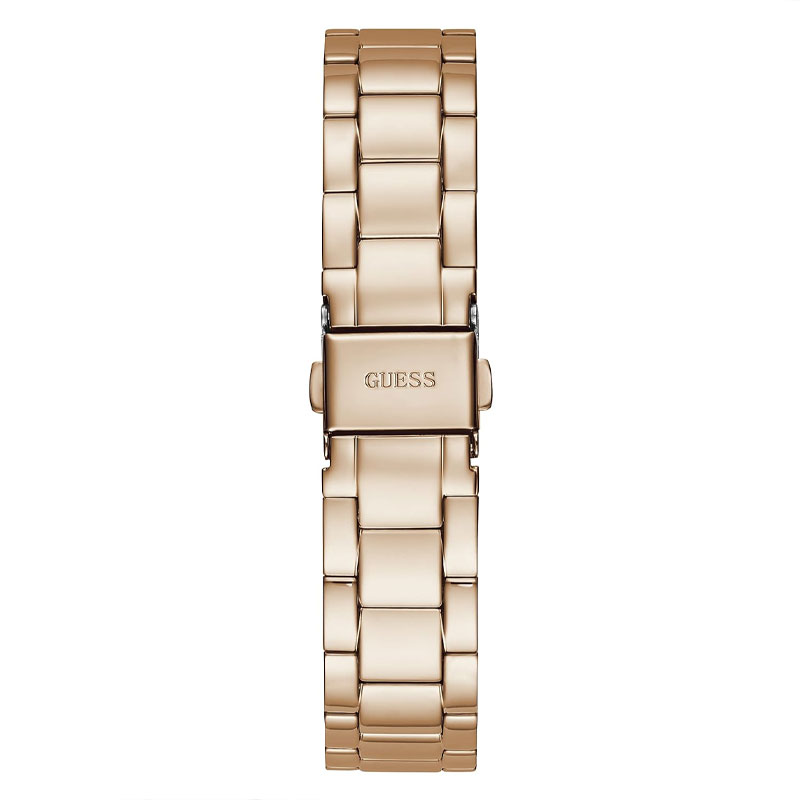 Guess Luna White Dial Rose Gold Steel Strap Watch for Women - GW0308L3 Buy Now By Guess