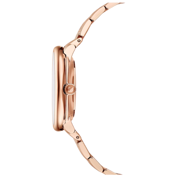 Swarovski Crystalline Chic Analog Black Dial Rose Gold Steel Strap Watch for Women - 5544587 Buy Now By Swarovski