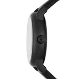 Emporio Armani Meccanico Quartz Black Dial Black Leather Strap Watch For Men - AR60032 Buy Now By Emporio Armani