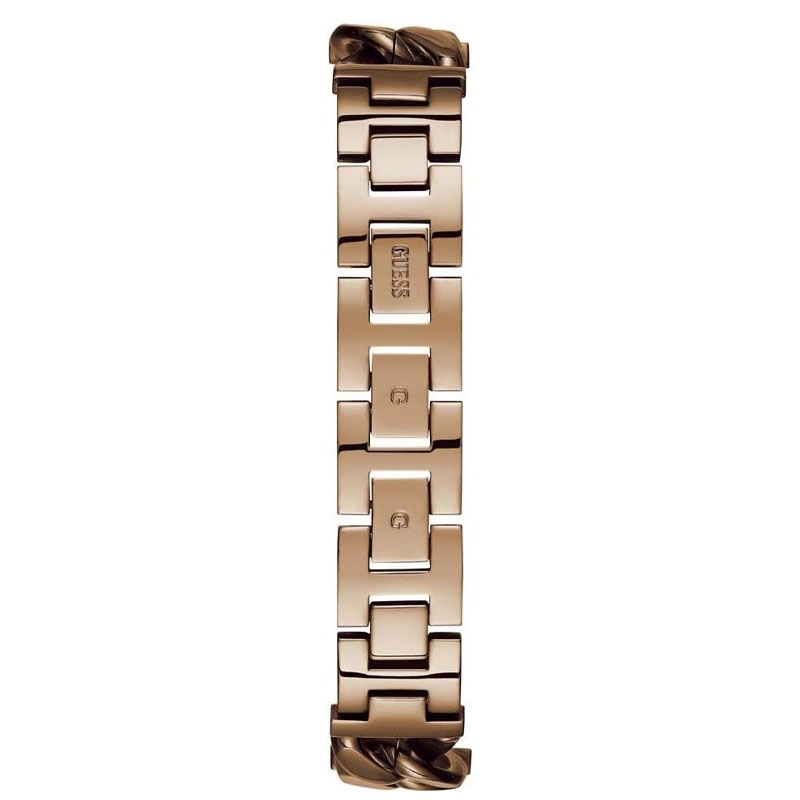 Guess Vanity Rose Gold Dial Rose Gold Steel Strap Watch for Women - W1029L3 Buy Now By Guess