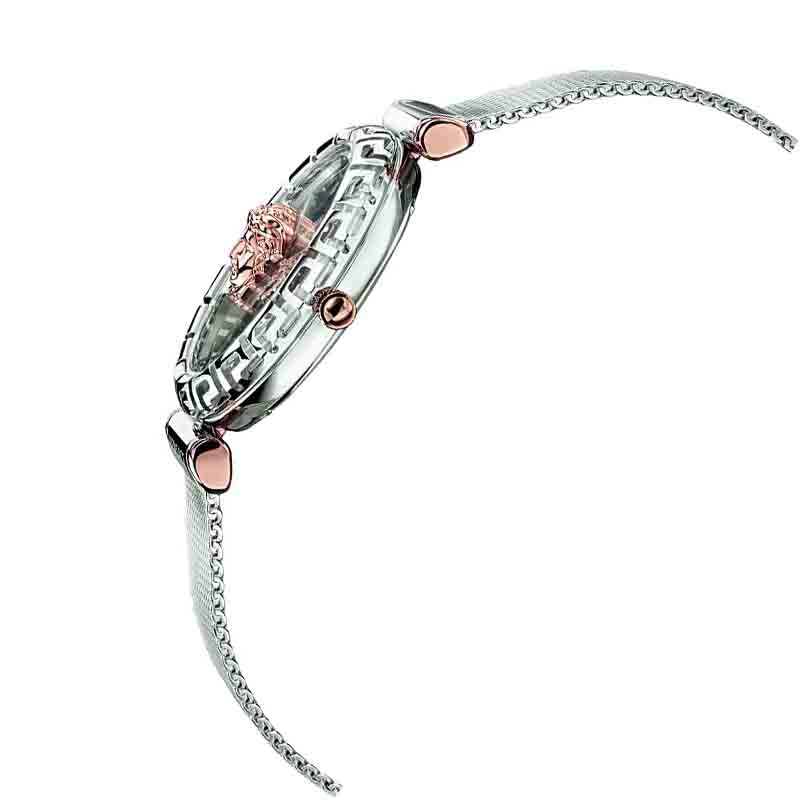 Versace Palazzo Empire Silver Dial Silver Mesh Bracelet Watch for Women - VEDV00419 Buy Now By Versace