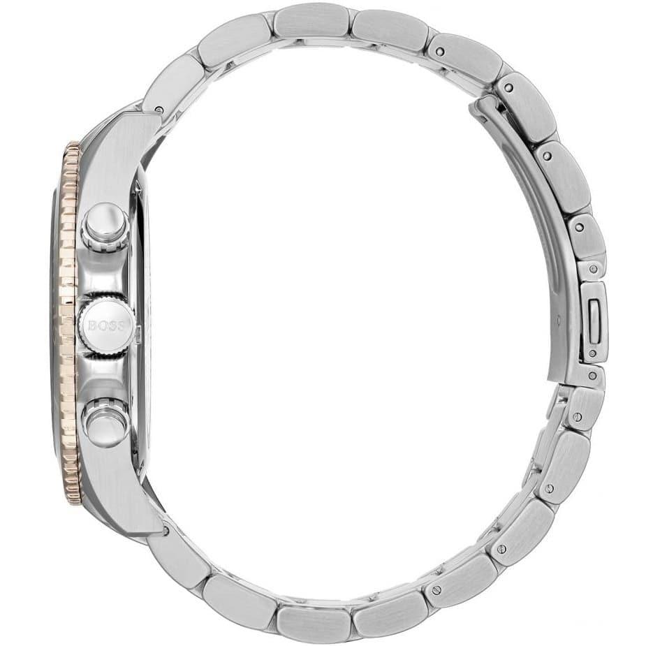 Hugo Boss Ocean Edition Black Dial Two Tone Steel Strap Watch for Men - 1513705 Buy Now By Hugo Boss