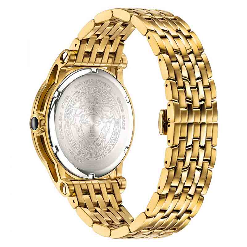Versace Palazzo Empire White Dial Gold Steel Strap Watch for Men - VERD00318 Buy Now By Versace