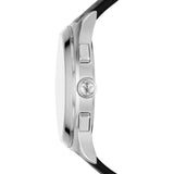 Emporio Armani Paolo Chronograph Black Dial Black Leather Strap Watch For Men - AR11530 Buy Now By Emporio Armani