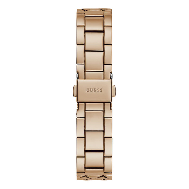 Guess Rumour Quartz Rose Gold Dial Rose Gold Steel Strap Watch For Women - GW0613L3 Buy Now By Guess