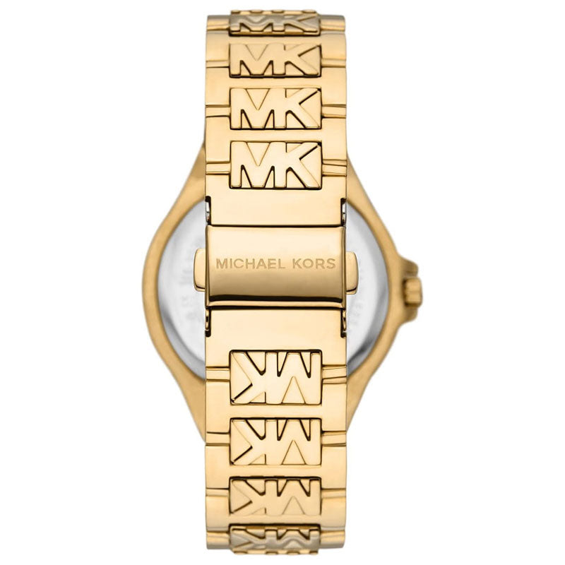 Michael Kors Lennox Three-Hand Gold Dial Gold Steel Strap Watch For Women - MK7339 Buy Now By Michael Kors