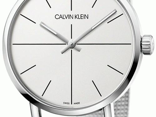 Calvin Klein Even Quartz White Dial Silver Steel Strap Watch for Women - K7B21126 Buy Now By Calvin Klein
