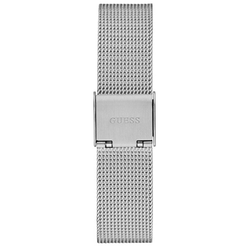 Guess Fame Diamonds Silver Dial Silver Mesh Bracelet Watch for Women - GW0508L1 Buy Now By Guess