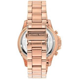 Michael Kors Everest Chronograph Black Dial Rose Gold Steel Strap Watch for Women - MK6972 Buy Now By Michael Kors