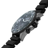 Emporio Armani Diver Chronograph Black Dial Black Silicon Strap Watch For Men - AR11515 Buy Now By Emporio Armani