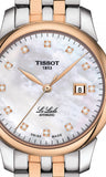 Tissot Le Locle Automatic Lady Mother of Pearl Dial Two Tone Steel Strap Watch For Women - T006.207.22.116.00 Buy Now By Tissot
