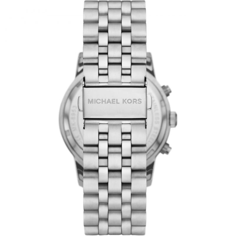 Michael Kors Hutton Chronograph Blue Dial Blue Steel Strap Watch For Men - MK8952 Buy Now By Michael Kors