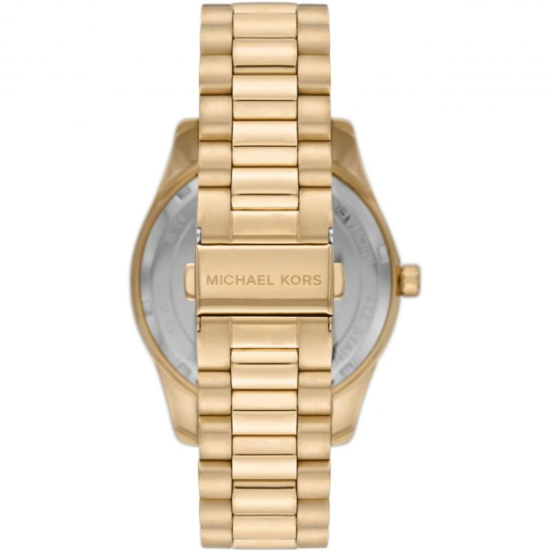 Michael Kors Lexington Quartz Gold Dial Gold Steel Strap Watch For Men - MK8947 Buy Now By Michael Kors