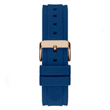 Guess Connoisseur Blue Dial Blue Silicone Strap Watch For Men - GW0335G2 Buy Now By Guess