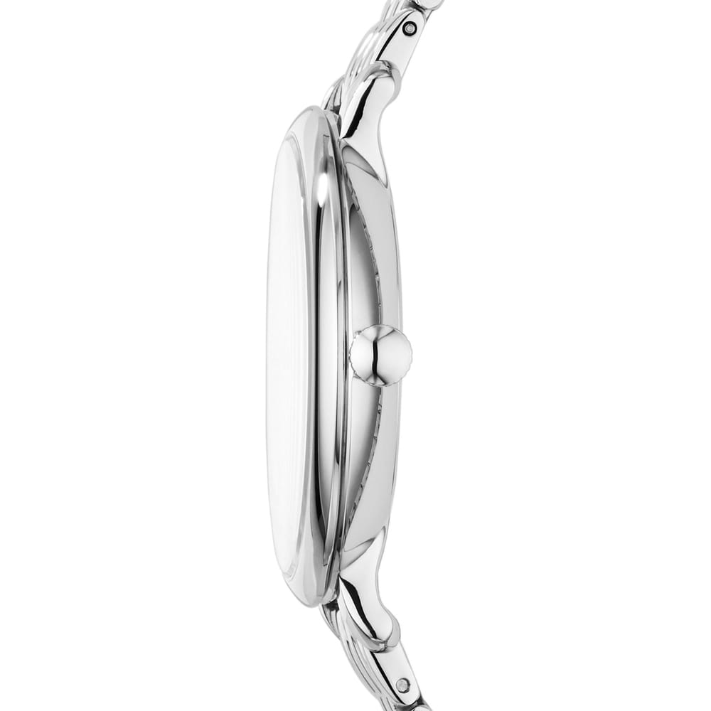 Fossil Jacqueline White Dial Silver Steel Strap Watch for Women - ES3698 Buy Now By Fossil