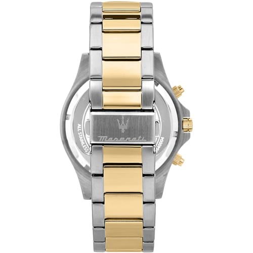 Maserati SFIDA Black Dial Two Tone Steel Strap Watch For Men - R8873640014 Buy Now By Maserati