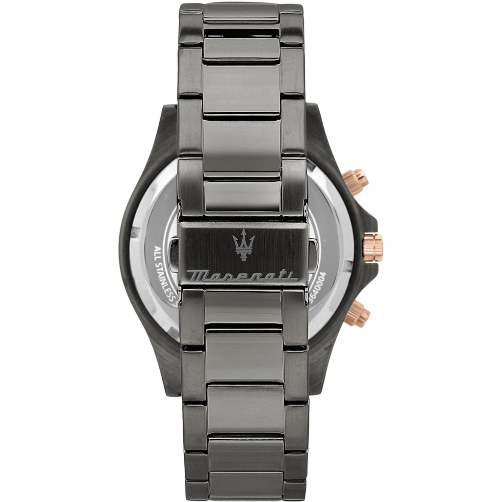 Maserati SFIDA Chronograph Blue Dial Grey Steel Strap Watch For Men - R8873640001 Buy Now By Maserati