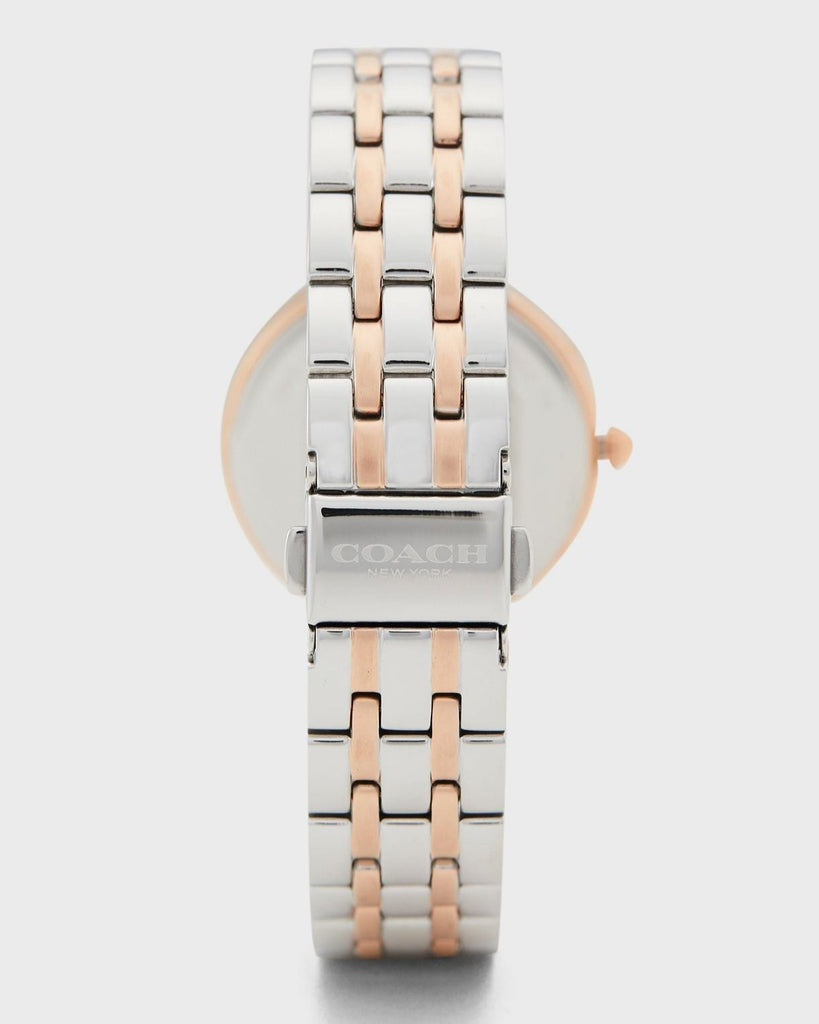 Coach Park Silver Dial Two Tone Steel Strap Watch for Women - 14503644 Buy Now By Coach