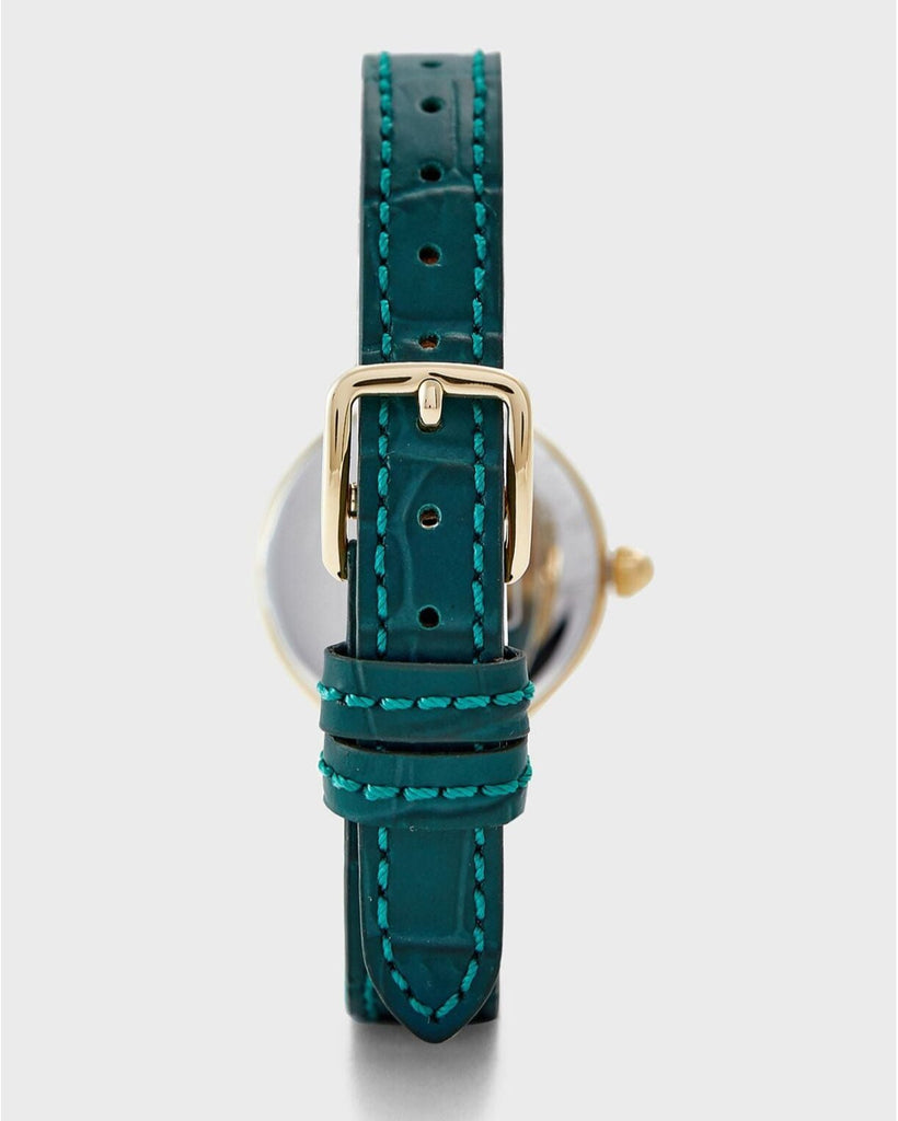 Coach Park Analog Green Dial Green Leather Strap Watch for Women - 14503534 Buy Now By Coach