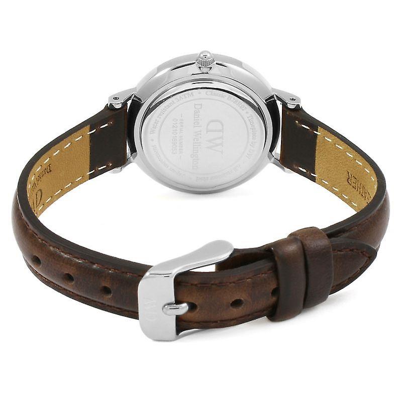 Daniel Wellington Classic Petite Bristol Black Dial Brown Leather Strap Watch For Women - DW00100233 Buy Now By Daniel Wellington