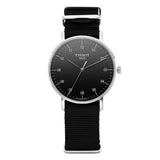Tissot Everytime Medium Black Dial Black NATO Strap Watch For Men - T109.410.17.077.00 Buy Now By Tissot