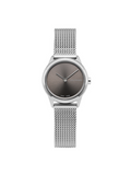 Calvin Klein Minimal Grey Dial Silver Mesh Bracelet Watch for Women - K3M231Y3 Buy Now By Calvin Klein