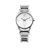 Calvin Klein Stately White Dial Silver Steel Strap Watch for Women - K3G23126 Buy Now By Calvin Klein
