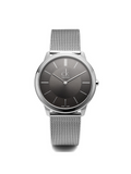 Calvin Klein Minimal Grey Dial Silver Mesh Bracelet Watch for Men - K3M22124 Buy Now By Calvin Klein