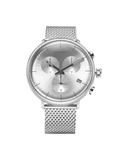 Calvin Klein High Noon Silver Dial Silver Mesh Bracelet Watch for Men - K8M27126 Buy Now By Calvin Klein