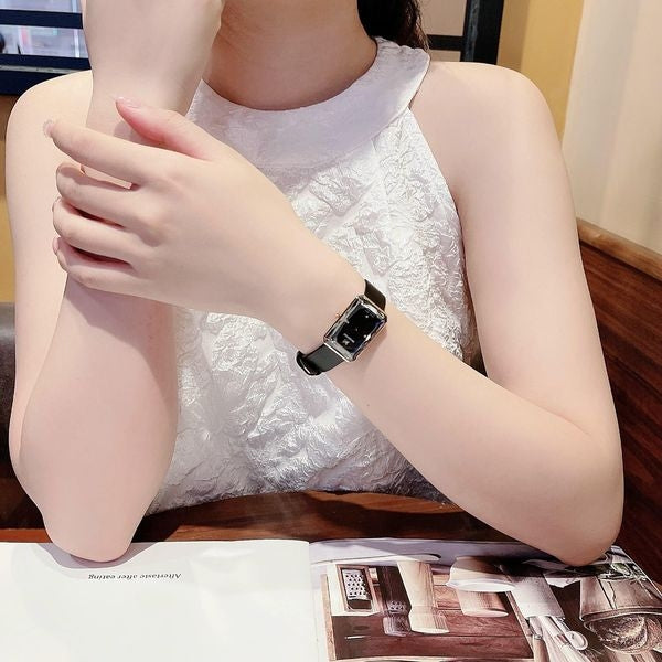 Swarovski Uptown Black Dial Black Leather Strap Watch for Women - 5547710 Buy Now By Swarovski