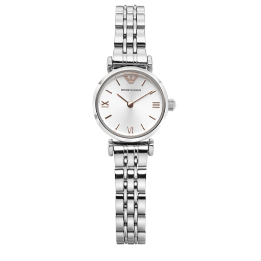 Emporio Armani Gianni T Bar Quartz Silver Dial Silver Steel Strap Watch For Women - AR1935 Buy Now By Emporio Armani