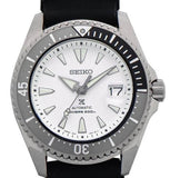 Seiko Shogun Prospex Titanium Divers Automatic White Dial Black Rubber Strap Watch For Men - SPB191J1 Buy Now By Seiko