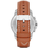 Fossil Grant Chronograph Blue Dial Brown Leather Strap Watch for Men - FS5184 Buy Now By Fossil