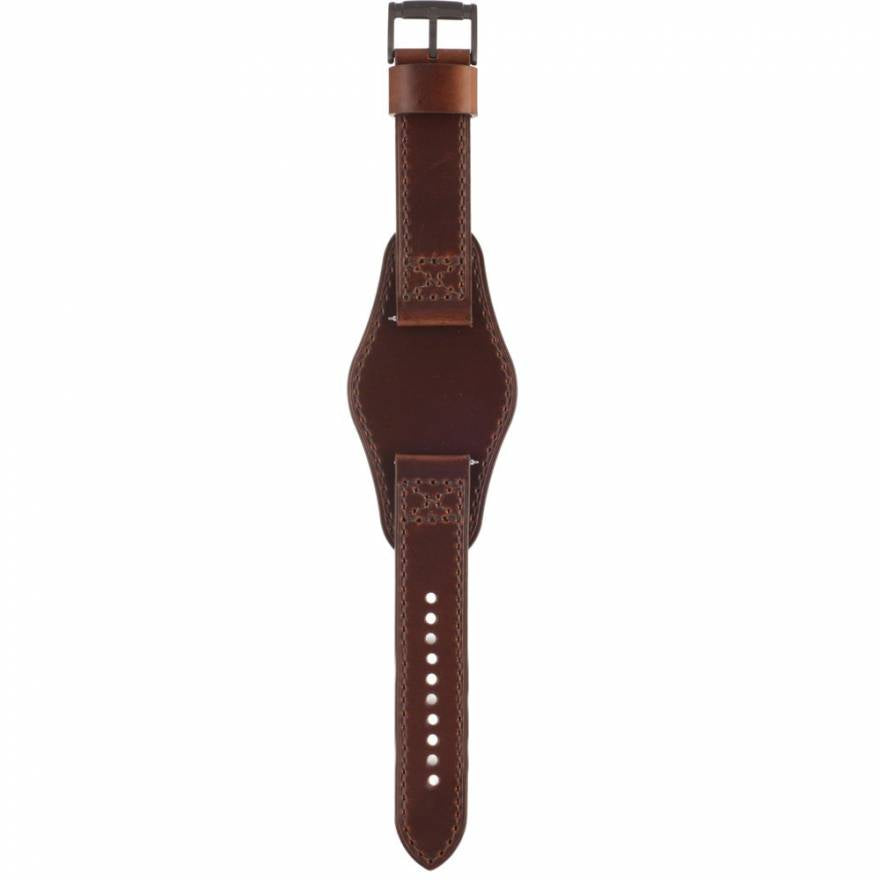 Fossil Nate Chronograph Brown Dial Brown Leather Strap Watch for Men - JR1511 Buy Now By Fossil