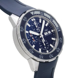 IWC Aquatimer Chronograph Blue Dial Blue Rubber Strap Watch for Men - IW376711 Buy Now By IWC