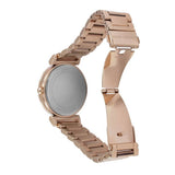 Michael Kors Catlin Black Diamonds Dial Rose Gold Steel Strap Watch for Women - MK3356 Buy Now By Michael Kors