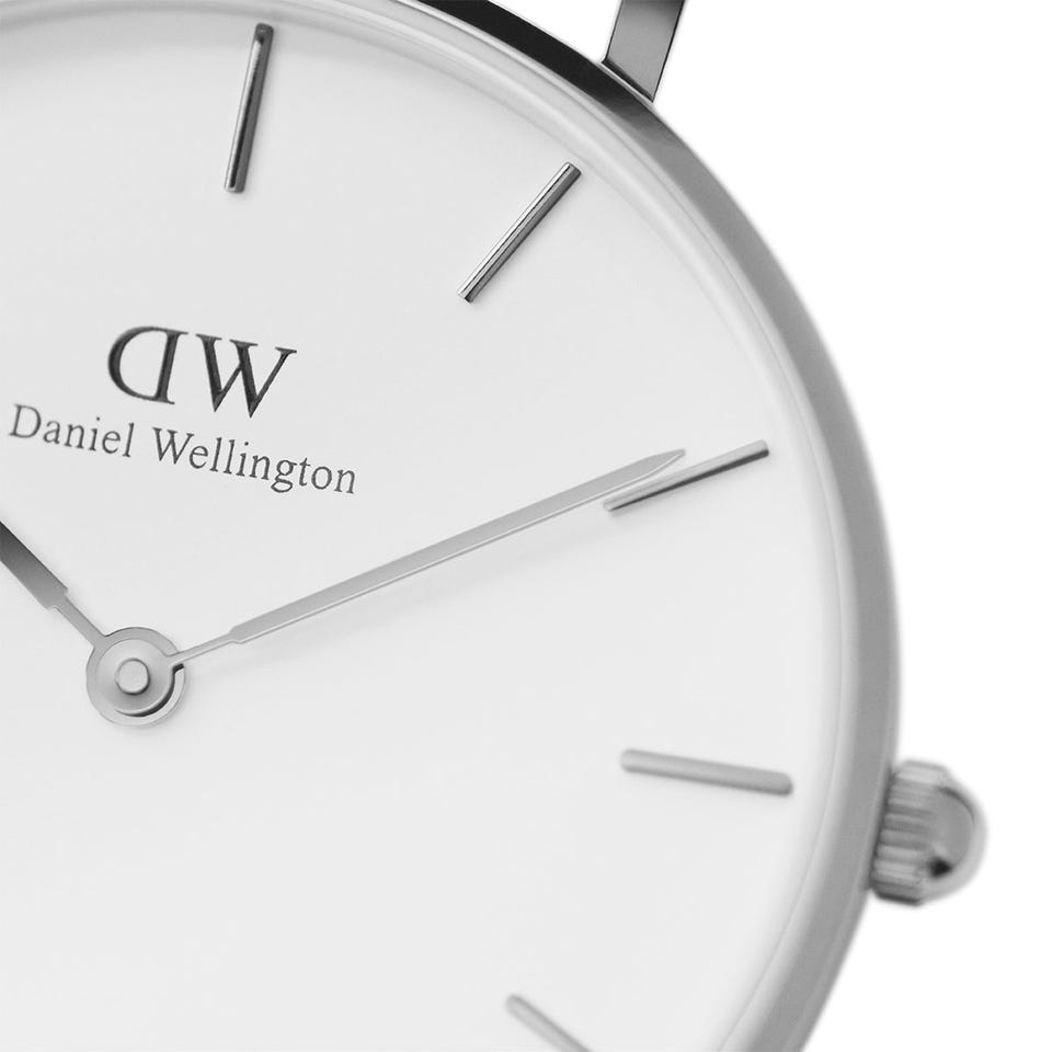 Daniel Wellington Petite Sterling White Dial Silver Mesh Bracelet Watch For Women - DW00100164 Buy Now By Daniel Wellington