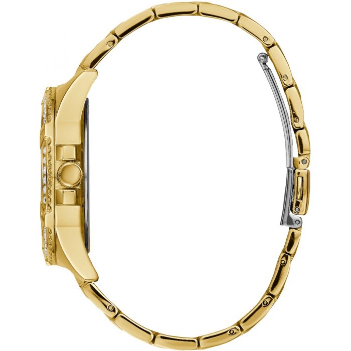 Guess Frontier Diamonds Gold Dial Gold Steel Strap Watch For Women - W1156L2 Buy Now By Guess