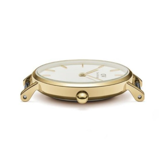 Daniel Wellington Classic Petite Evergold White Dial Gold Mesh Bracelet Watch For Women - DW00100350 Buy Now By Daniel Wellington