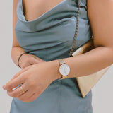 Daniel Wellington Classic Petite Evergold White Dial Gold Mesh Bracelet Watch For Women - DW00100350 Buy Now By Daniel Wellington