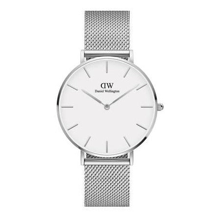 Daniel Wellington Classic Petite Sterling White Dial Silver Mesh Bracelet Watch for Women - DW00100442 Buy Now By Daniel Wellington