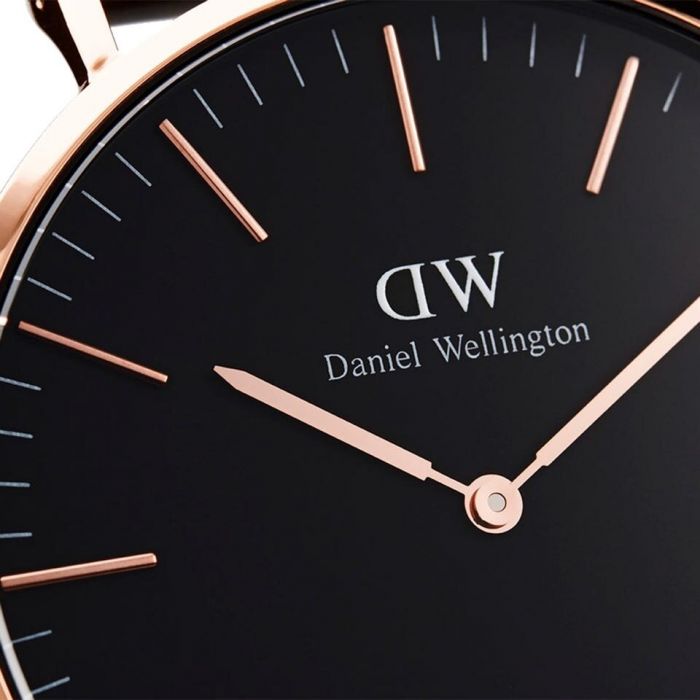 Daniel Wellington Classic Cornwall Black Dial Black NATO Strap Watch For Women - DW00100150 Buy Now By Daniel Wellington