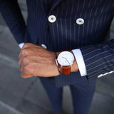 Daniel Wellington Classic St Mawes White Dial Brown Leather Strap Watch For Men - DW00100021 Buy Now By Daniel Wellington