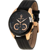 Maserati Traguardo 45mm Black Dial Watch Black Strap For Men - R8871612025 Buy Now By Maserati