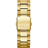 Guess Atlas Chronograph Black Dial Gold Steel Strap Watch for Men - W0668G8 Buy Now By Guess