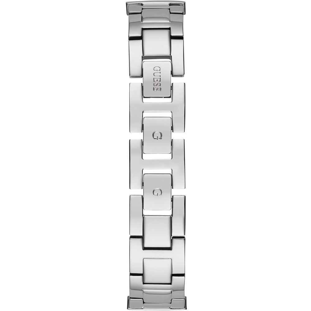Guess Gala Diamonds Silver Dial Silver Steel Strap Watch for Women - GW0401L1 Buy Now By Guess