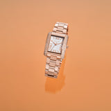 Michael Kors Emery Three-Hand Crystals Silver Dial Rose Gold Steel Strap Watch for Women - MK4641 Buy Now By Michael Kors