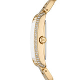 Michael Kors Emery Three-Hand Crystals Silver Dial Gold Steel Strap Watch for Women - MK4643 Buy Now By Michael Kors