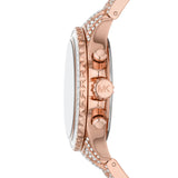 Michael Kors Everest Chronograph Crystals Rose Gold Dial Rose Gold Steel Strap Watch For Women - MK7235 Buy Now By Michael Kors